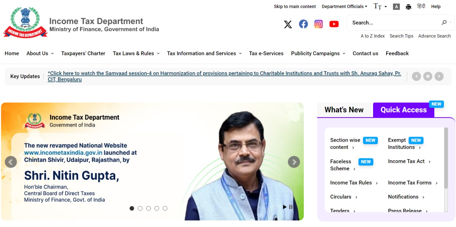 Revamped Income Tax website launched